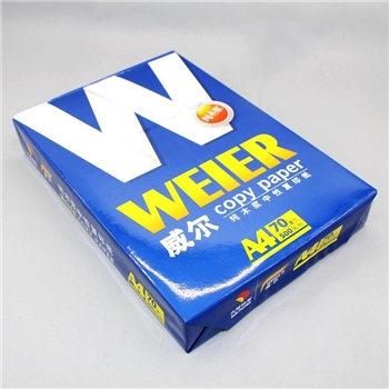 威爾 A4 70g A4復印紙 500張/包 8包/箱（計價單位：箱）